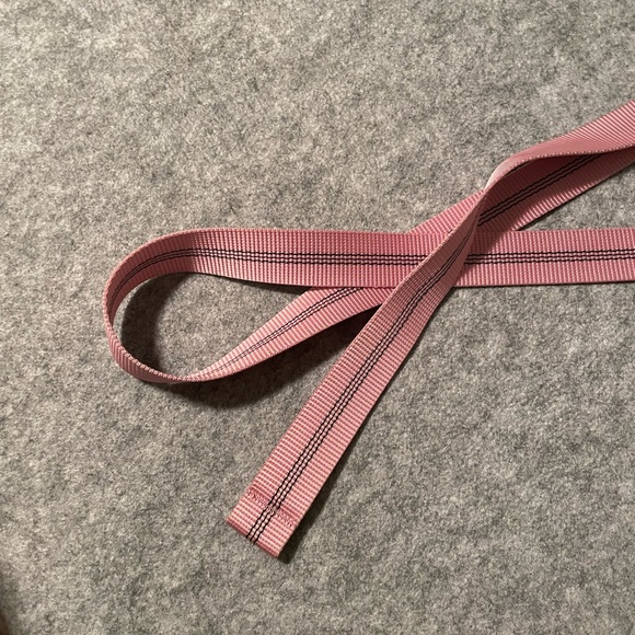 Acne Studios Bla Konst Striped Pink Belt - Picture 6 of 8